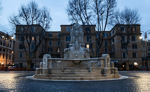 Restauro Fontana delle Anfore